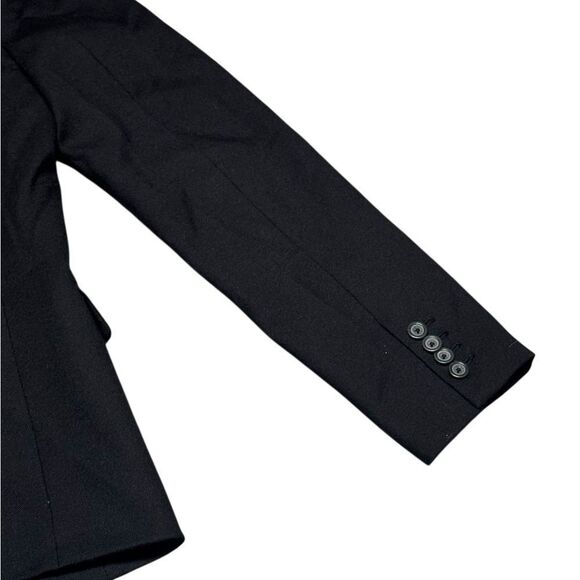 J CREW women’s black REGENT wool blend blazer in four-season stretch size 8 - Picture 5 of 9